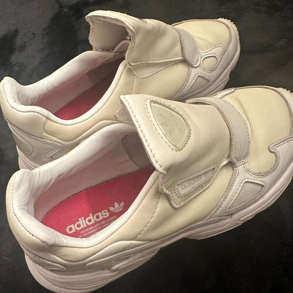 Adidas Falcon RX Triple White size 8 women great condition only worn a few times - Picture 10 of 11